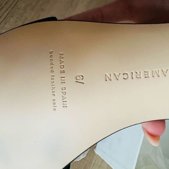 NIB Good American Kickstand Slide Sandal Black Kitten Heels Size 6.5 – $189 MSRP - Picture 8 of 11